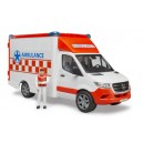 MB Sprinter Ambulance met Chauffeur U02676 Bruder 1:16