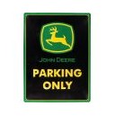 Bord John Deere parking only TTF8157 TractorFreak