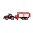 MF Tractor  met  Pottinger Jumbo S01987 SIKU 1:50